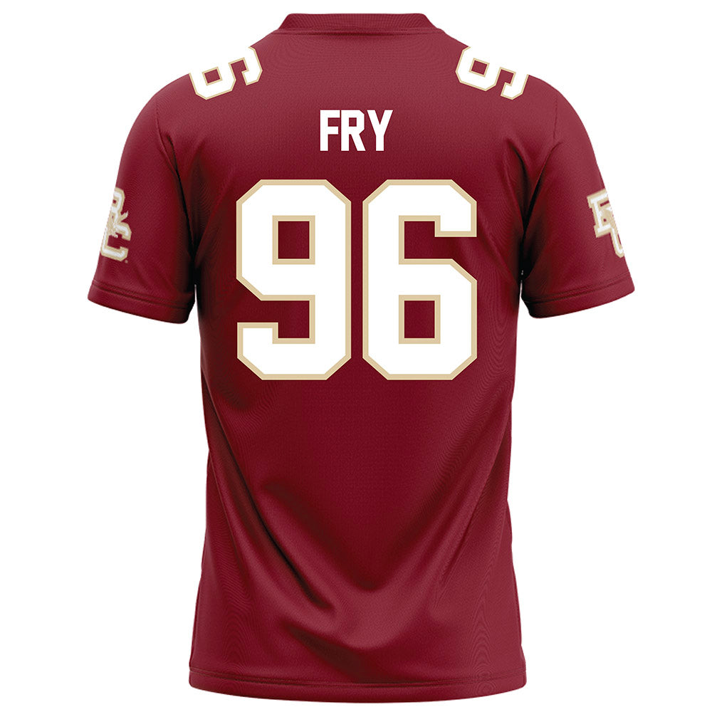 Boston College - NCAA Football : Jayden Fry - Maroon Football Jersey-1
