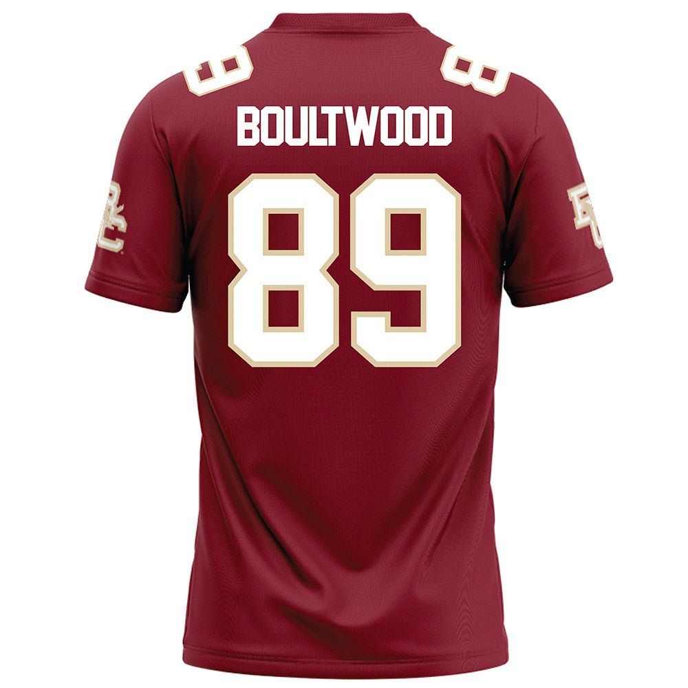 Boston College - NCAA Football : Ryan Boultwood - Maroon Football Jersey