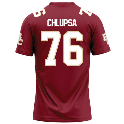 Boston College - NCAA Football : Tanner Chlupsa - Maroon Football Jersey