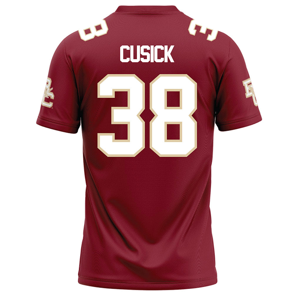 Boston College - NCAA Football : Tommy Cusick - Maroon Football Jersey-1