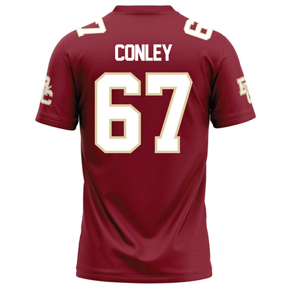 Boston College - NCAA Football : Jack Conley - Maroon Football Jersey