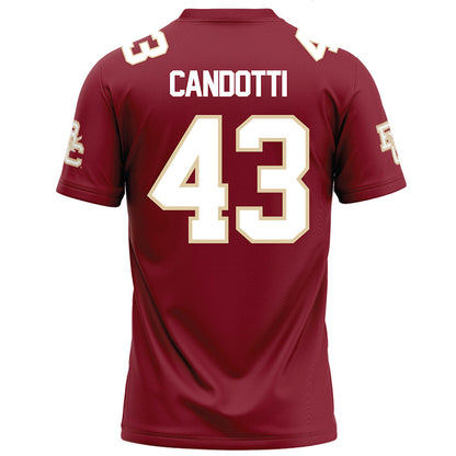 Boston College - NCAA Football : Sam Candotti - Maroon Football Jersey