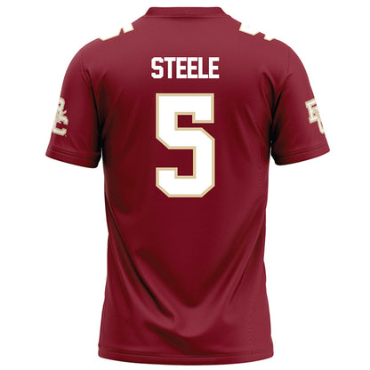 Boston College - NCAA Football : Bryce Steele - Maroon Football Jersey-1