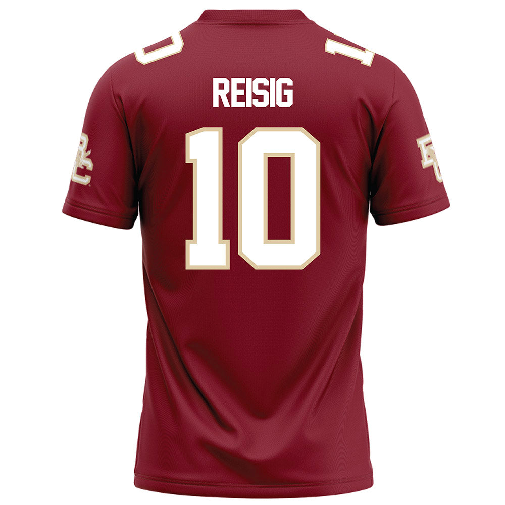Boston College - NCAA Football : Shaker Reisig - Maroon Football Jersey-1