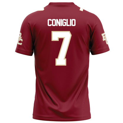 Boston College - NCAA Football : Jake Coniglio - Maroon Football Jersey-1