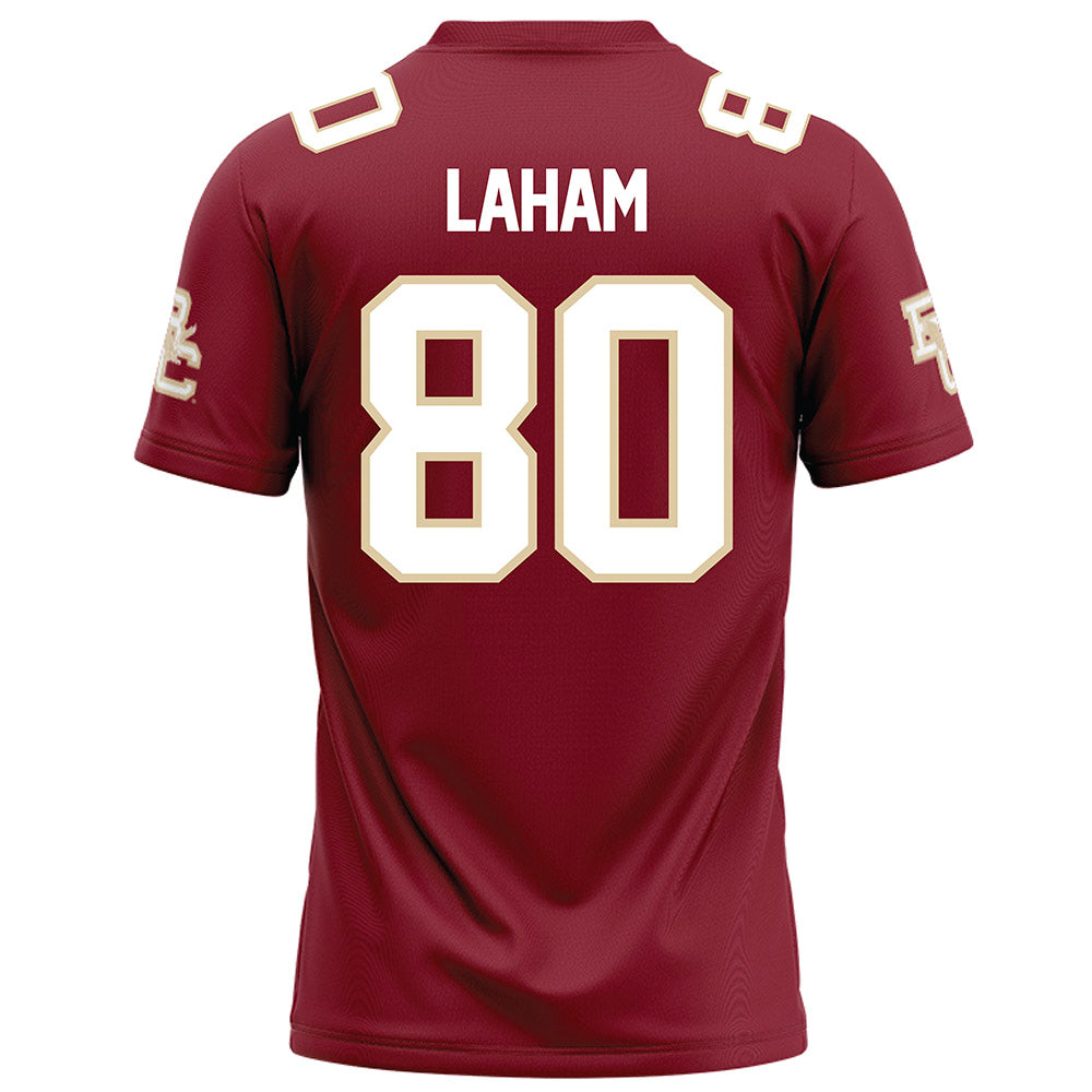 Boston College - NCAA Football : Martin Laham - Maroon Football Jersey