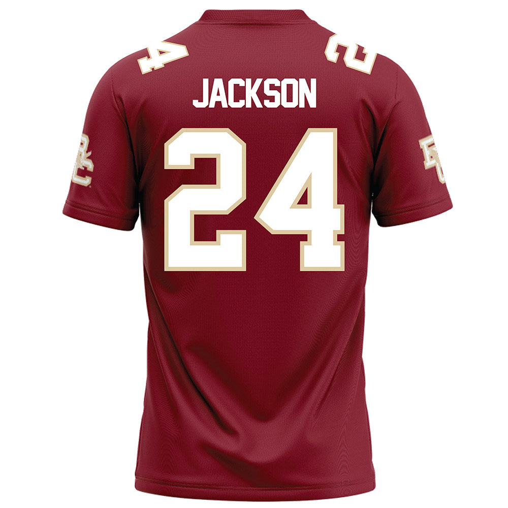 Boston College - NCAA Football : Amari Jackson - Maroon Football Jersey-1