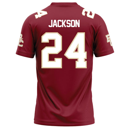 Boston College - NCAA Football : Amari Jackson - Maroon Football Jersey-1