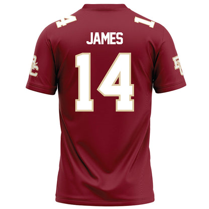 Boston College - NCAA Football : Grayson James - Maroon Football Jersey