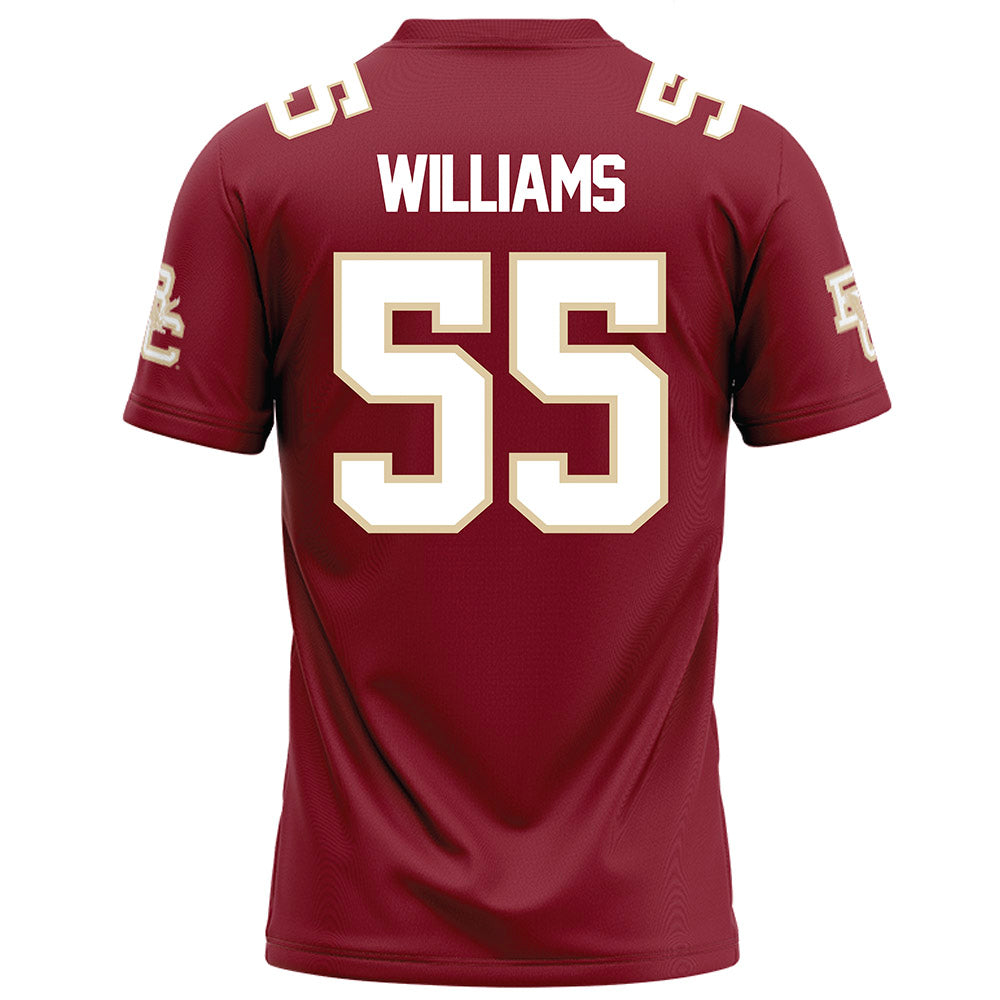 Boston College - NCAA Football : Kwan Williams - Maroon Football Jersey