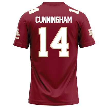 Boston College - NCAA Football : Ashton Cunningham - Maroon Football Jersey-1