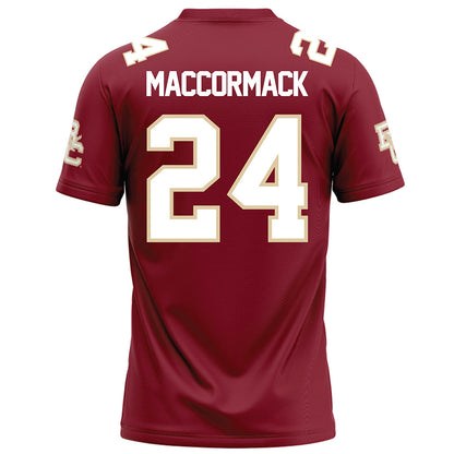 Boston College - NCAA Football : Bo MacCormack - Maroon Football Jersey-1