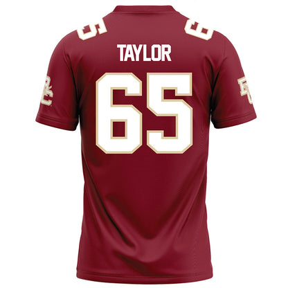 Boston College - NCAA Football : Logan Taylor - Maroon Football Jersey