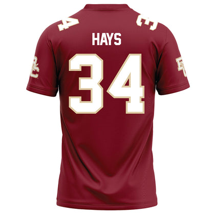 Boston College - NCAA Football : Tim Hays - Maroon Football Jersey