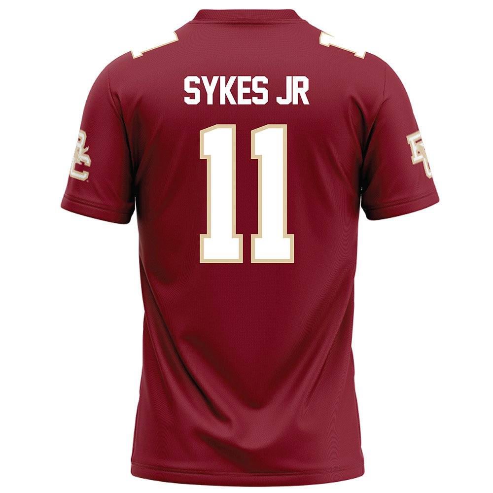 Boston College - NCAA Football : Rae Sykes Jr - Maroon Football Jersey-1