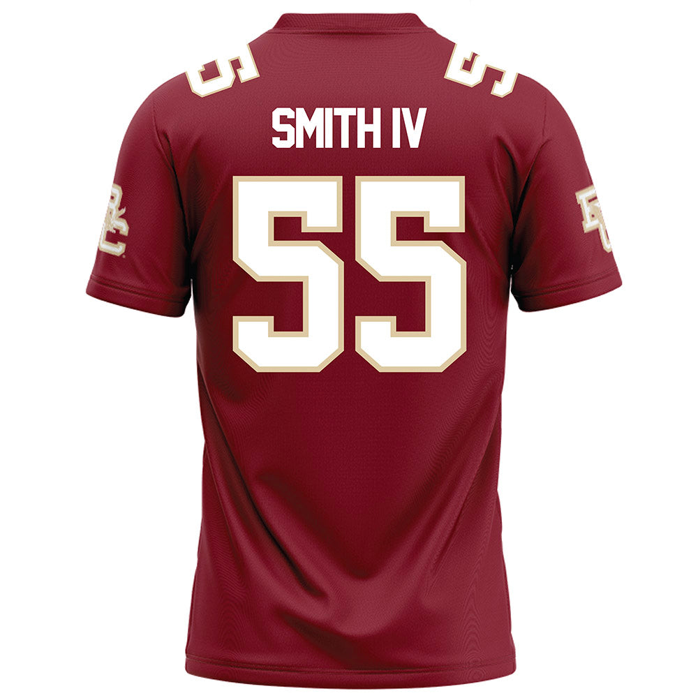 Boston College - NCAA Football : Robert Smith IV - Maroon Football Jersey-1