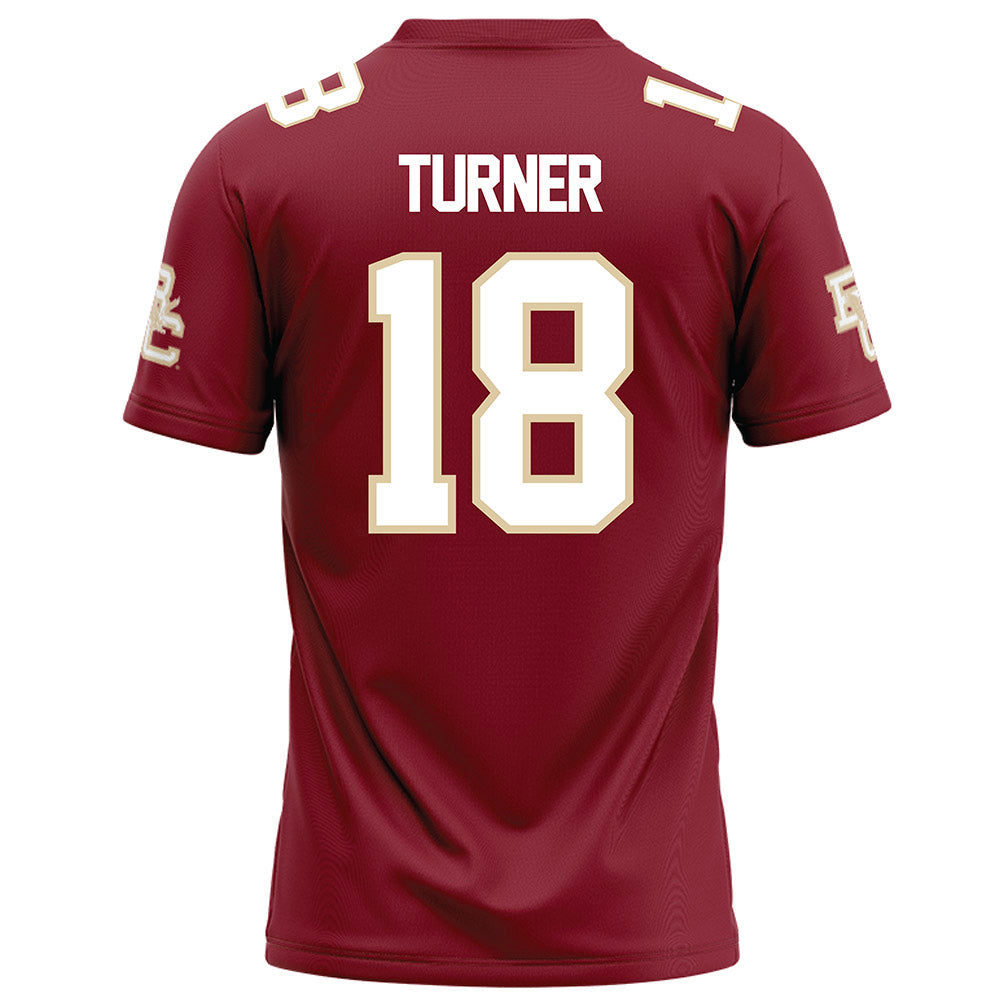 Boston College - NCAA Football : Ryan Turner - Maroon Football Jersey