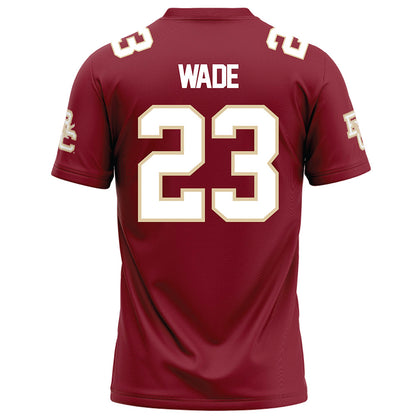 Boston College - NCAA Football : Montrell Wade - Maroon Football Jersey