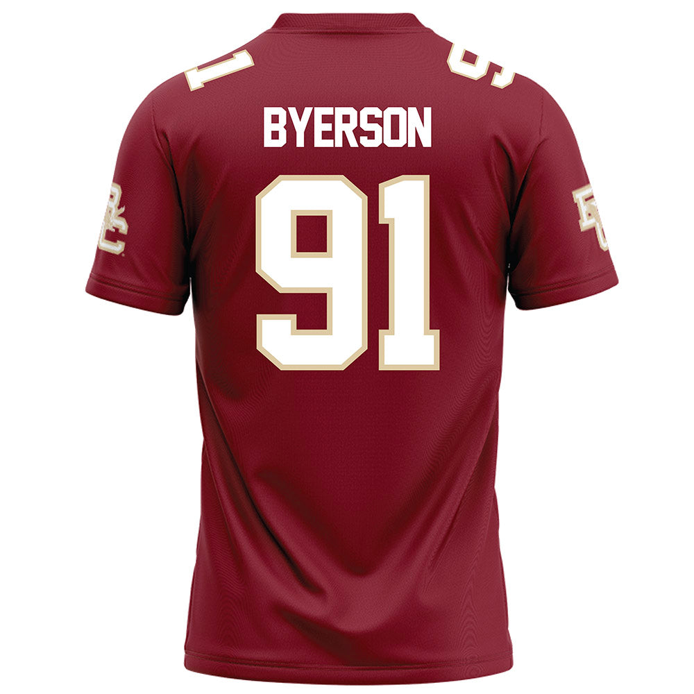 Boston College - NCAA Football : Makai Byerson - Maroon Football Jersey-1
