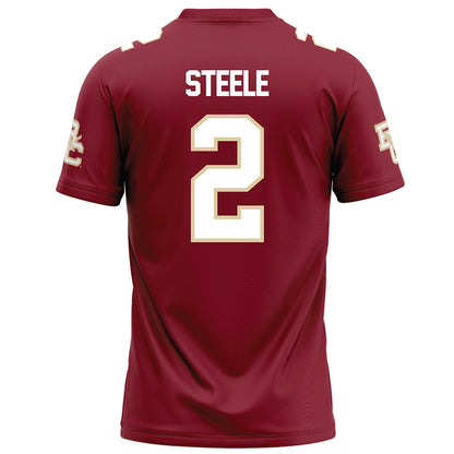 Boston College - NCAA Football : Bryce Steele - Maroon Football Jersey