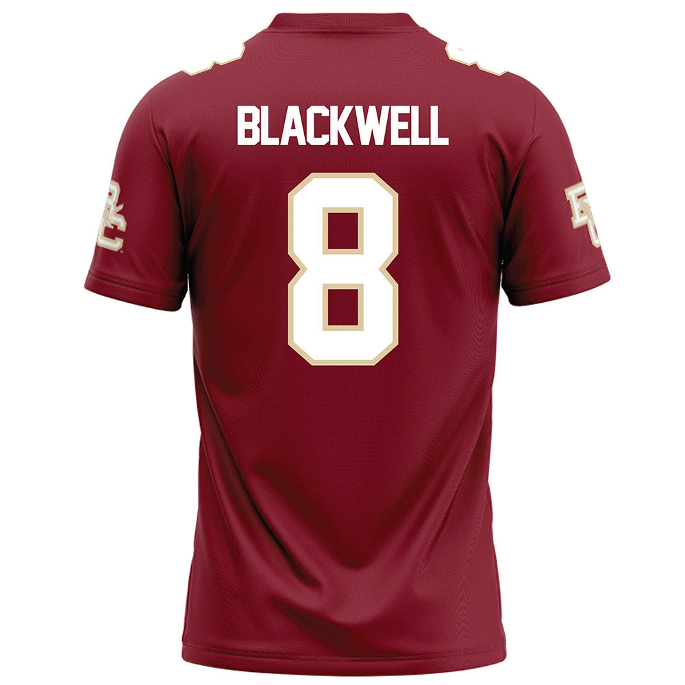 Boston College - NCAA Football : Jaylen Blackwell - Maroon Football Jersey