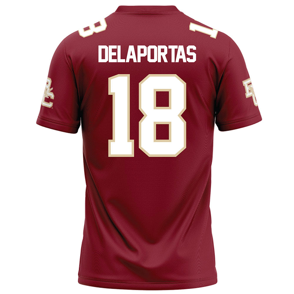 Boston College - NCAA Football : Peter Delaportas - Maroon Football Jersey