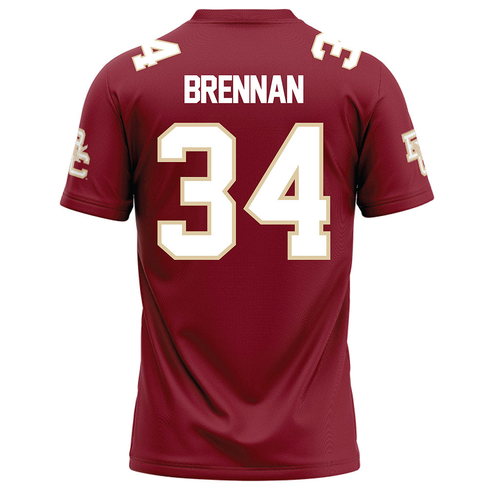 Boston College - NCAA Football : Duke Brennan - Maroon Football Jersey-1