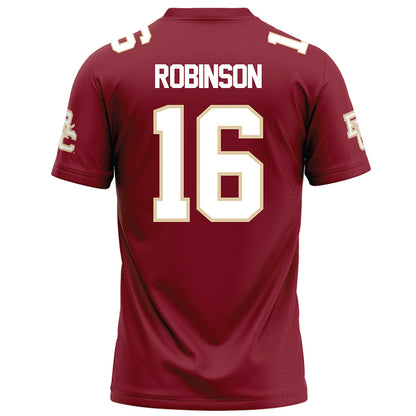 Boston College - NCAA Football : Jacobe Robinson - Maroon Football Jersey