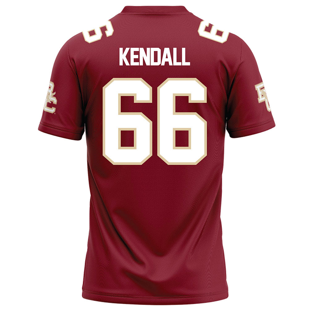 Boston College - NCAA Football : Drew Kendall - Maroon Football Jersey