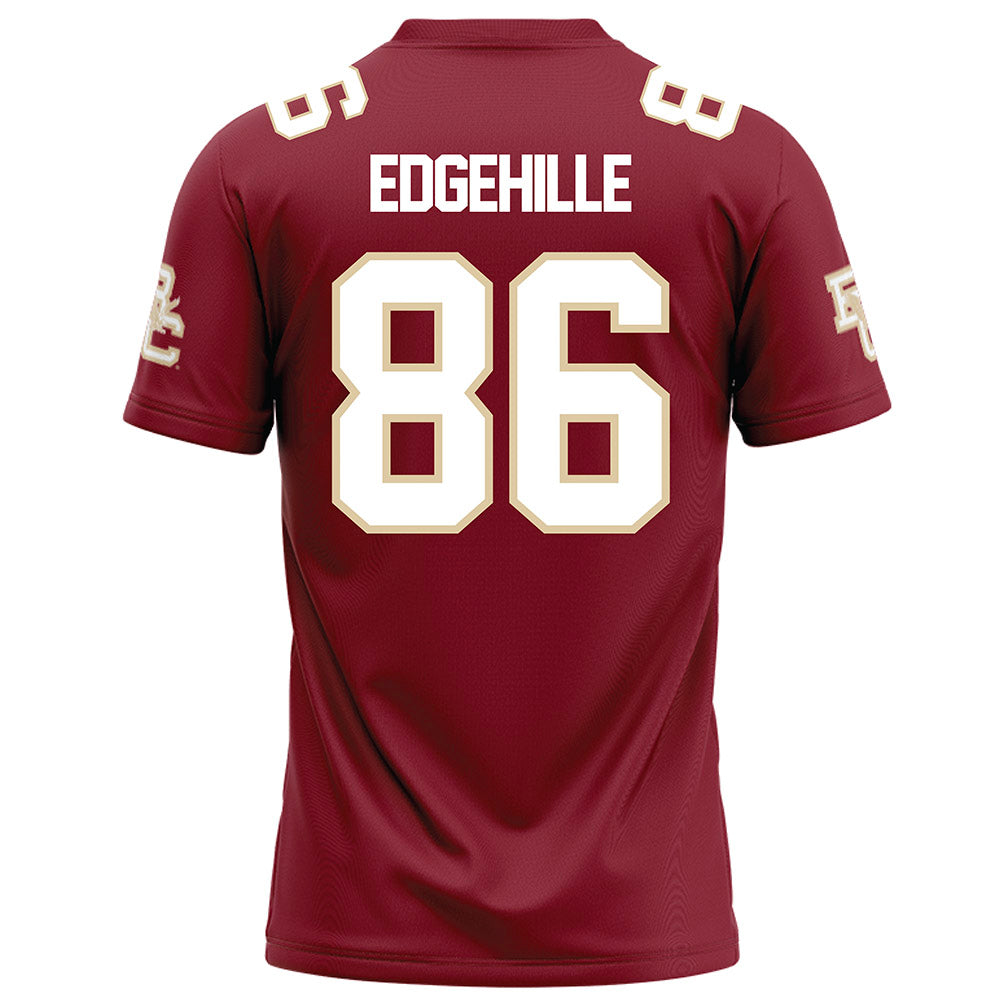 Boston College - NCAA Football : Danny Edgehille - Maroon Football Jersey