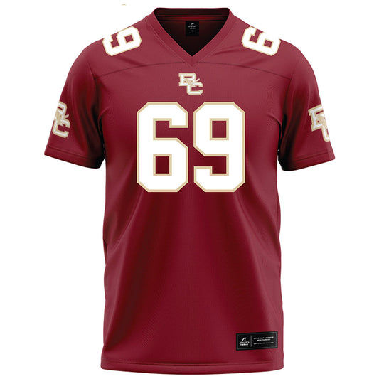 Boston College - NCAA Football : Jadon Lafontant - Maroon Football Jersey