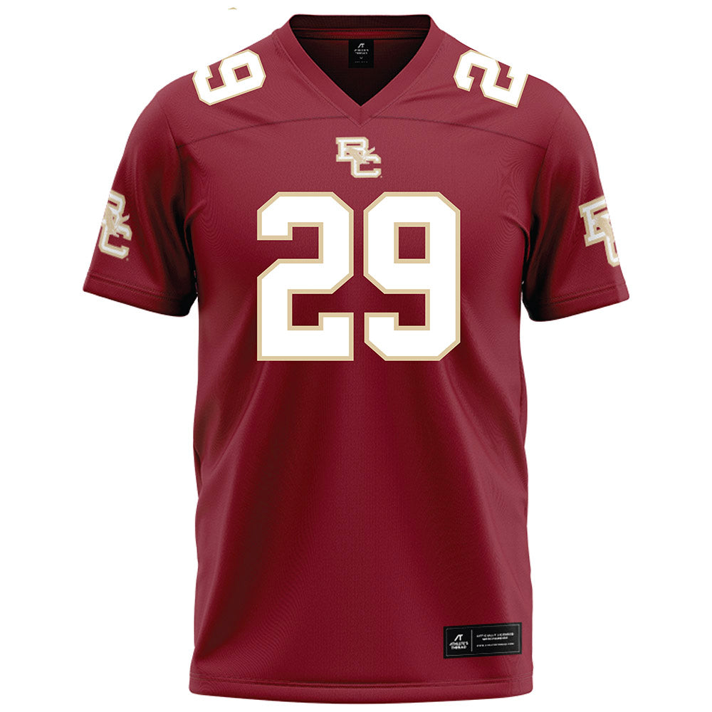 Boston College - NCAA Football : Cameron Martinez - Maroon Football Jersey