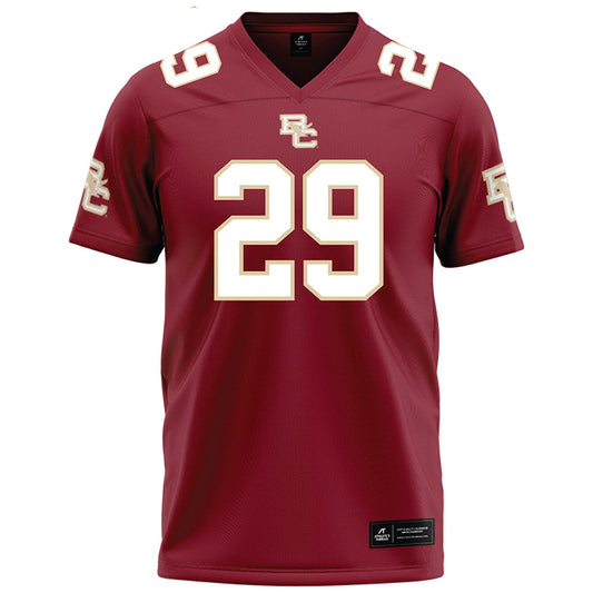 Boston College - NCAA Football : Cameron Martinez - Maroon Football Jersey