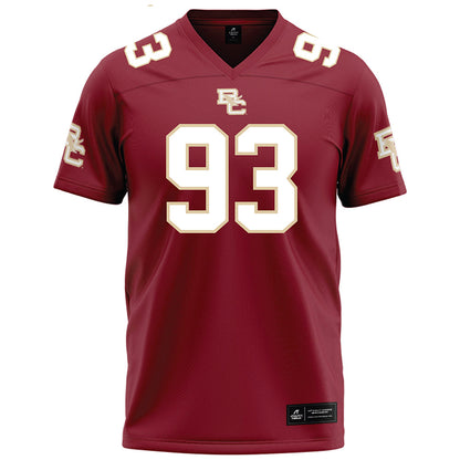 Boston College - NCAA Football : Owen Stoudmire - Maroon Football Jersey