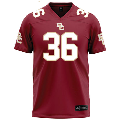 Boston College - NCAA Football : Hunter Clark - Maroon Football Jersey-0