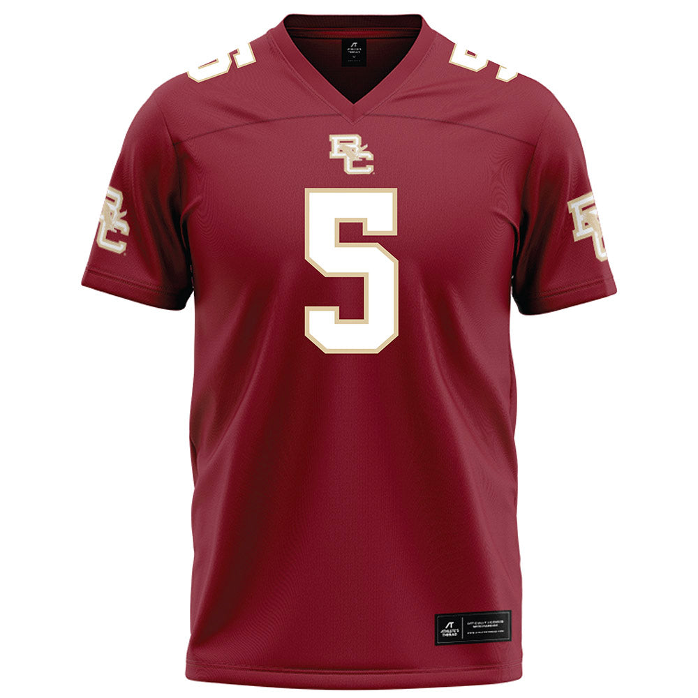 Boston College - NCAA Football : Bryce Steele - Maroon Football Jersey-0