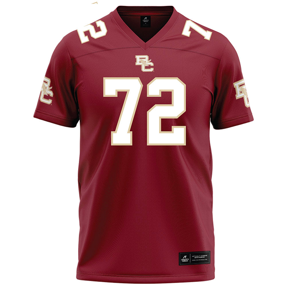 Boston College - NCAA Football : Jack Funke - Maroon Football Jersey