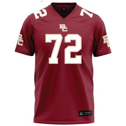 Boston College - NCAA Football : Jack Funke - Maroon Football Jersey