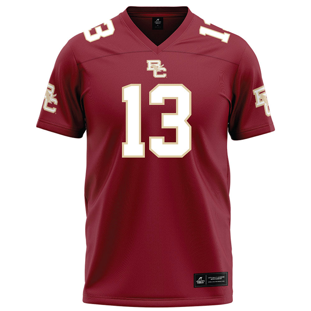 Boston College - NCAA Football : Max Tucker - Maroon Football Jersey