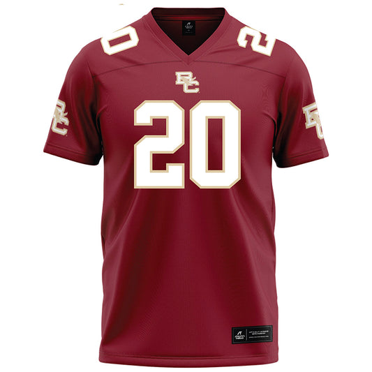 Boston College - NCAA Football : Kp Price - Maroon Football Jersey