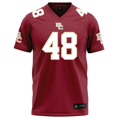 Boston College - NCAA Football : Cooper Crook - Maroon Football Jersey