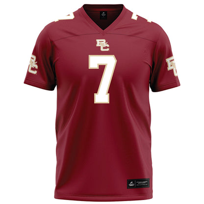 Boston College - NCAA Football : Sione Hala - Maroon Football Jersey