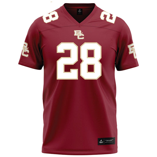 Boston College - NCAA Football : Jackson Gugni - Maroon Football Jersey