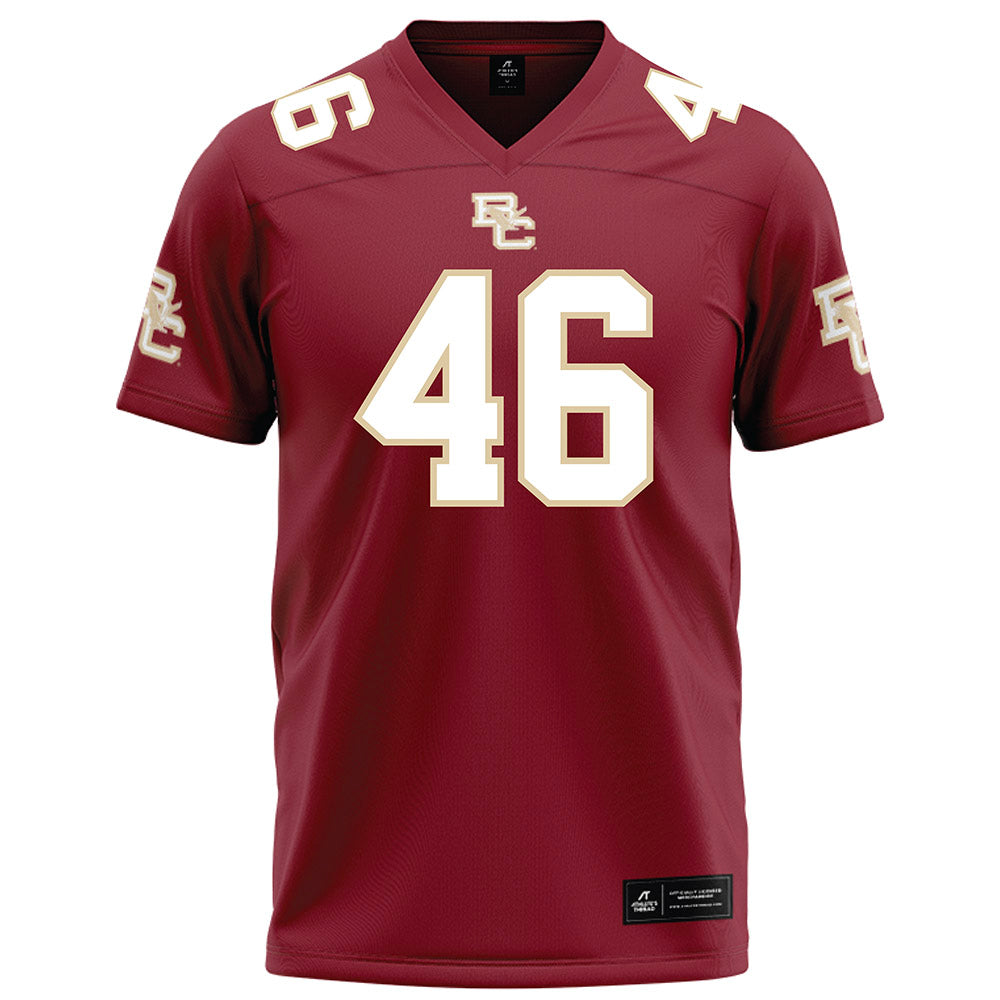 Boston College - NCAA Football : James Magerko - Maroon Football Jersey