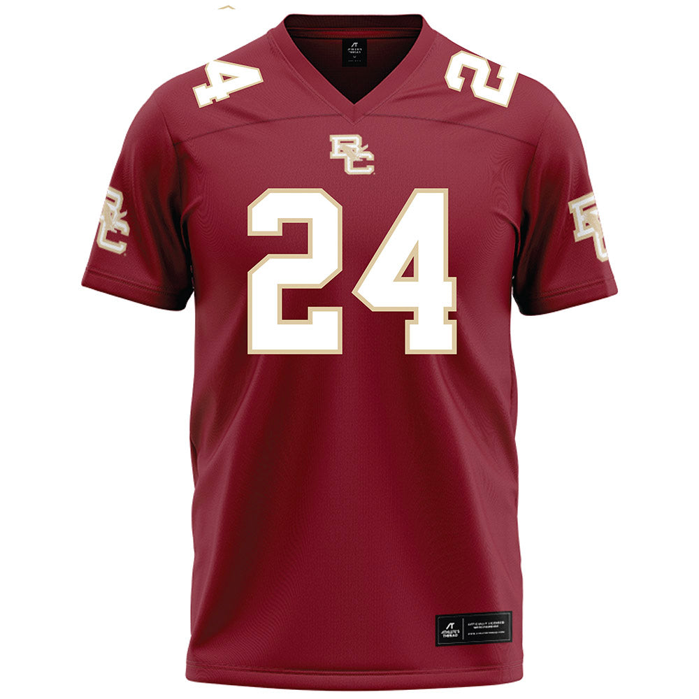 Boston College - NCAA Football : Bo MacCormack - Maroon Football Jersey-0