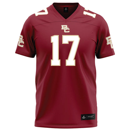 Boston College - NCAA Football : Jeremiah Franklin - Maroon Football Jersey