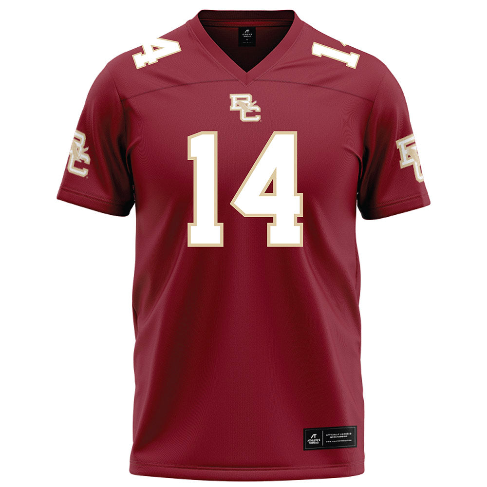 Boston College - NCAA Football : Ashton Cunningham - Maroon Football Jersey-0