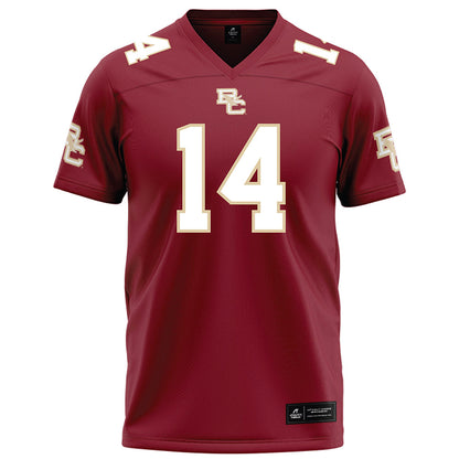Boston College - NCAA Football : Ashton Cunningham - Maroon Football Jersey-0