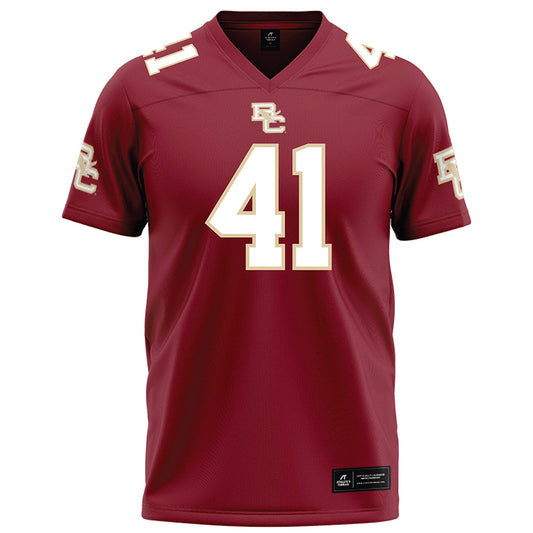 Boston College - NCAA Football : Liam Conway - Maroon Football Jersey