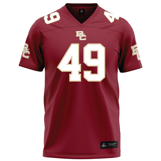 Boston College - NCAA Football : Cooper Crook - Maroon Football Jersey-0